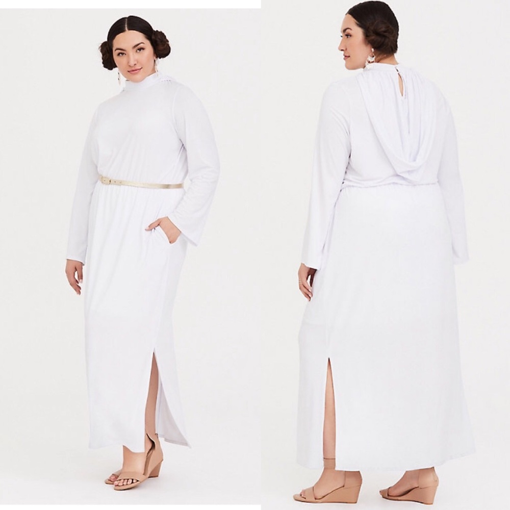 Star Wars Princess Leia White Maxi Dress
